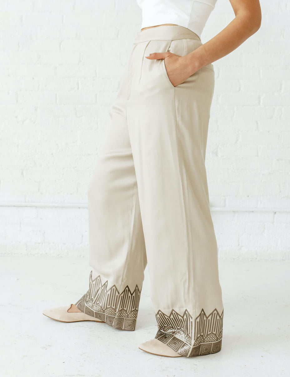 Kolkata Appliqué Pants